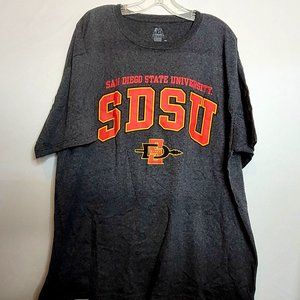 SDSU San Diego State University Tshirt Gray Size XXL J America Sportswear